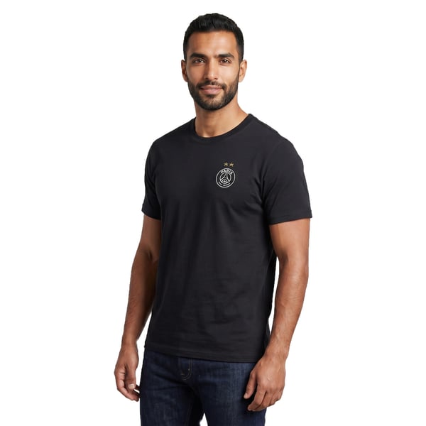 T-Shirt PSG Champions d'Europe Signature Roster - Noir