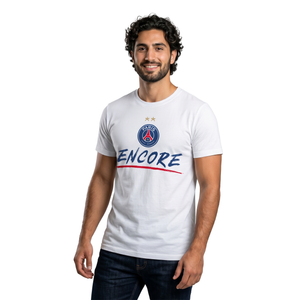 T-Shirt PSG Étoile Eiffel Encore - Blanc, vue 2