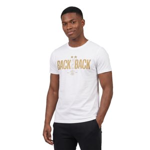 T-Shirt PSG Étoile Eiffel 2 Champions d'Europe Back to Back - Blanc, vue 2