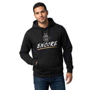 Sweat à capuche PSG Étoile Eiffel Encore - Noir, vue 1