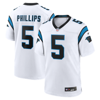 Carolina Panthers Nike Game Road Jersey - White - Jaelen Phillips - Mens