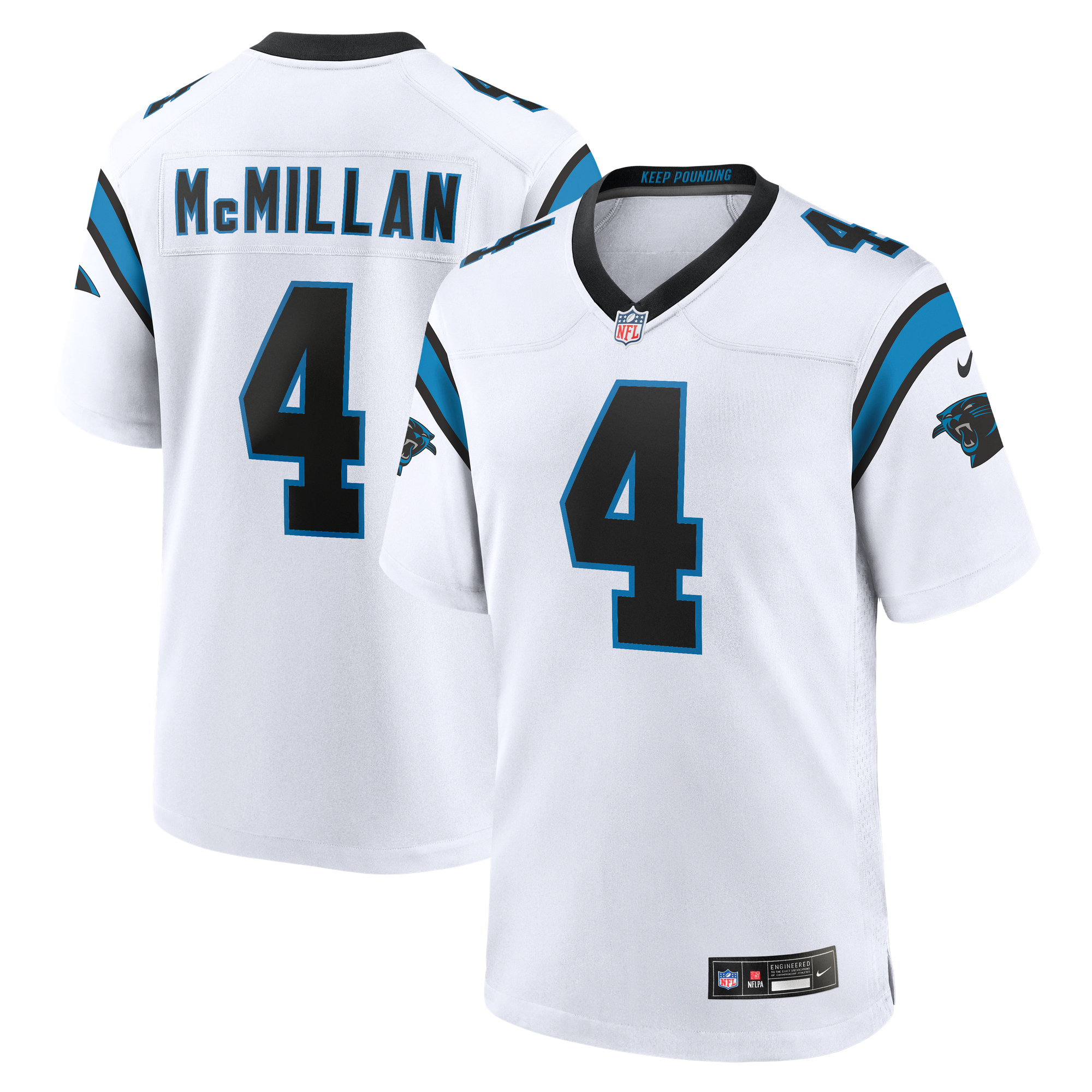 Maglia Buffalo Bills Nike Game Road - Bianco - Tetairoa McMillan - Uomo