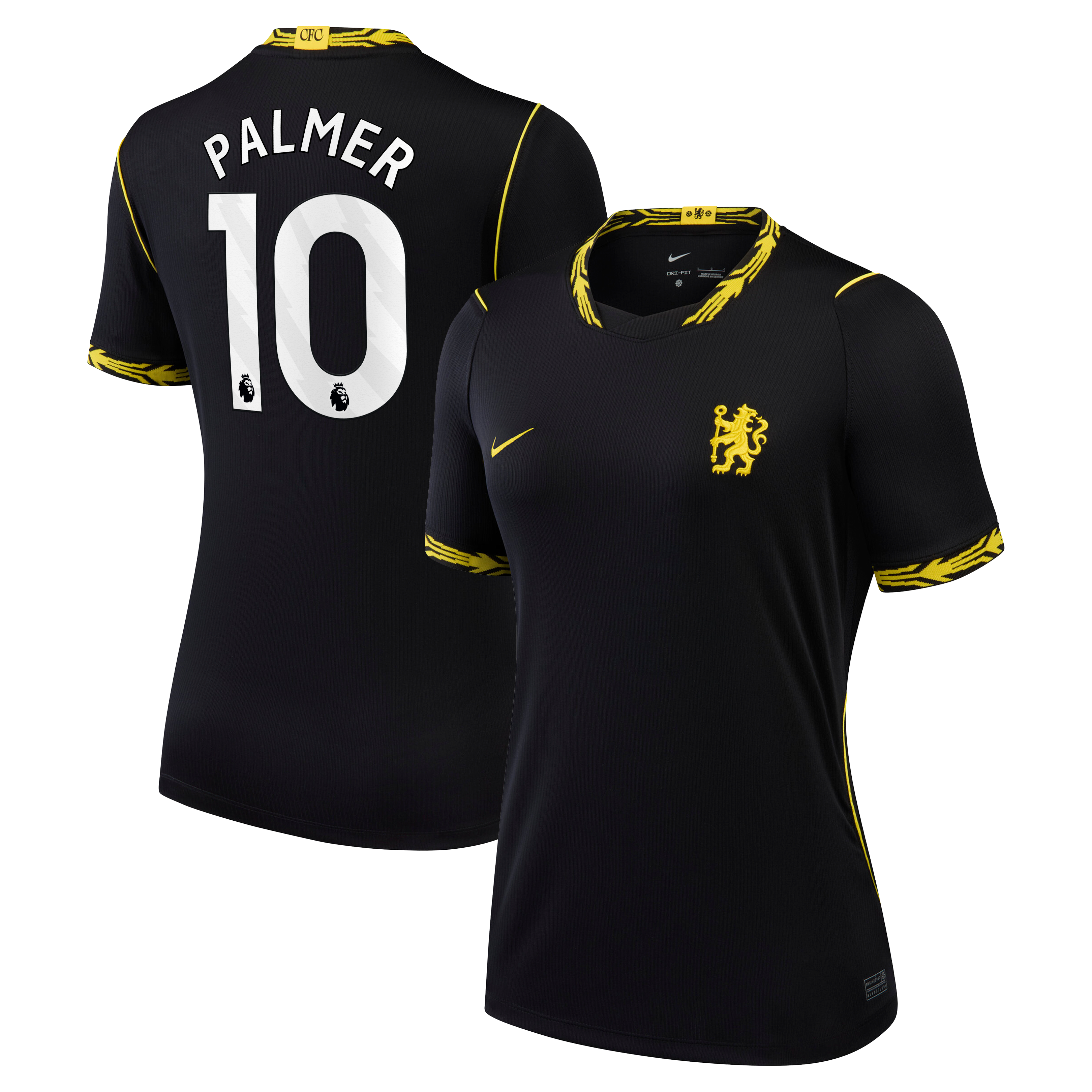 Women's Nike Cole Palmer Black Chelsea 2026/27 Away Stadium Replica Jersey