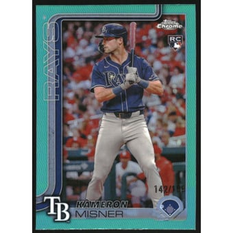 2025 Topps Chrome Aqua Refractors #130 Kameron Misner