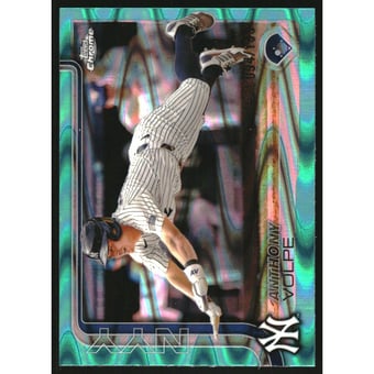 2025 Topps Chrome Aqua RayWave Refractors #162 Anthony Volpe