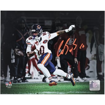 Luther Burden III Chicago Bears Autographed 8" x 10" Running Spotlight Photograph