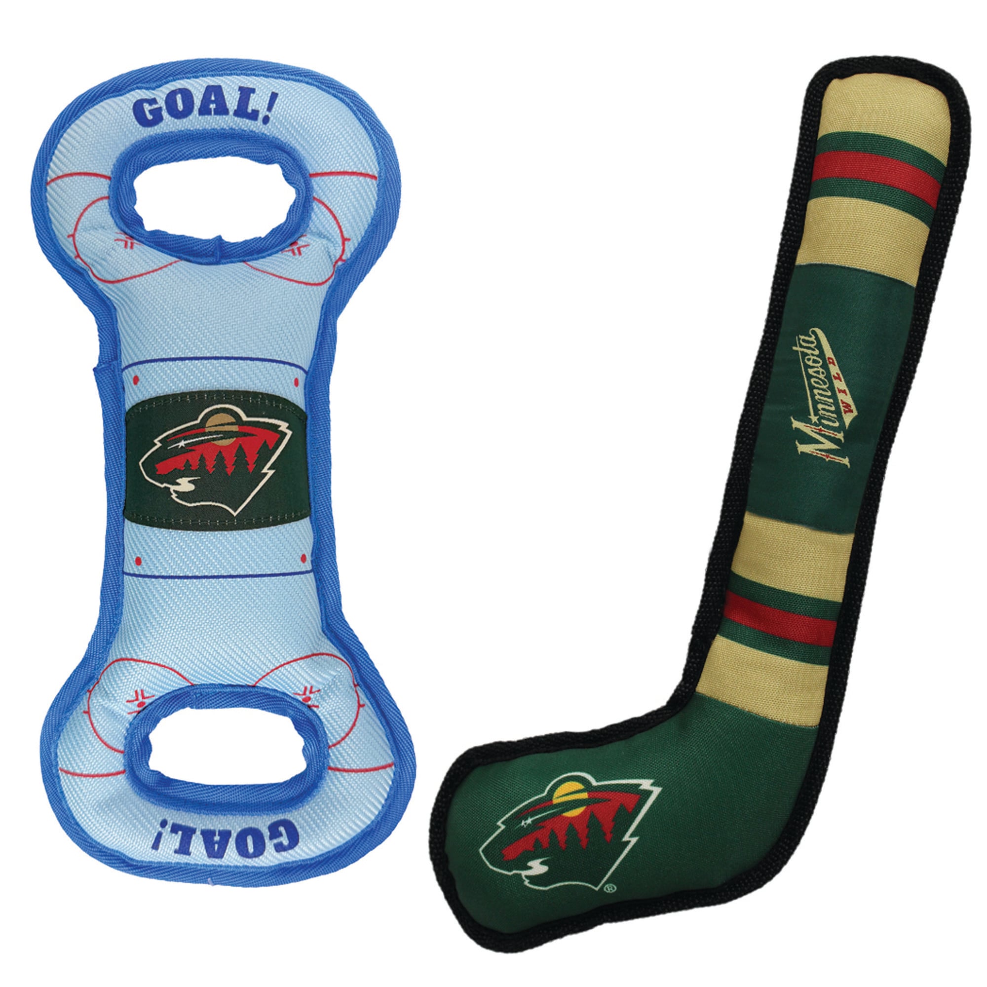 Minnesota Wild Pet Tug Toy Two-Piece Bundle