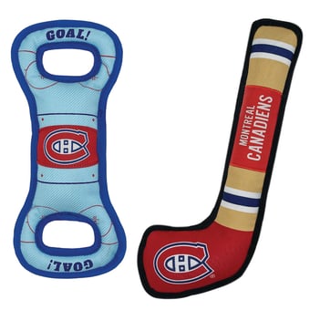 Montreal Canadiens Pet Tug Toy Two-Piece Bundle