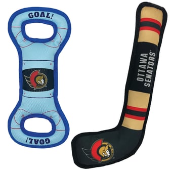Ottawa Senators Pet Tug Toy Two-Piece Bundle