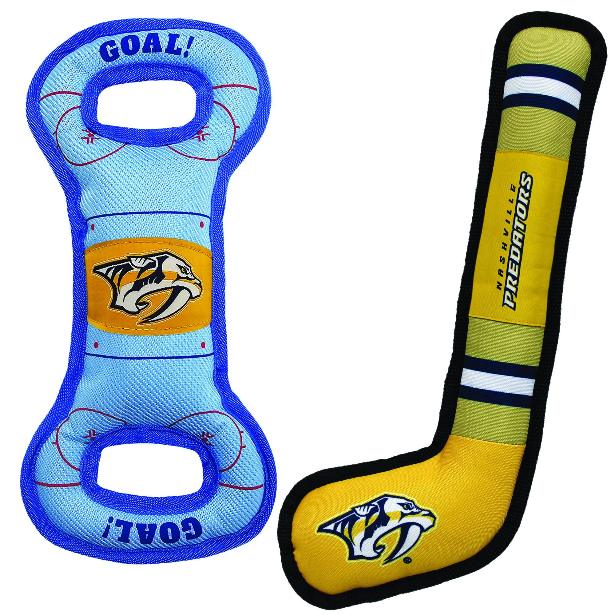 Nashville Predators Pet Tug Toy Two-Piece Bundle