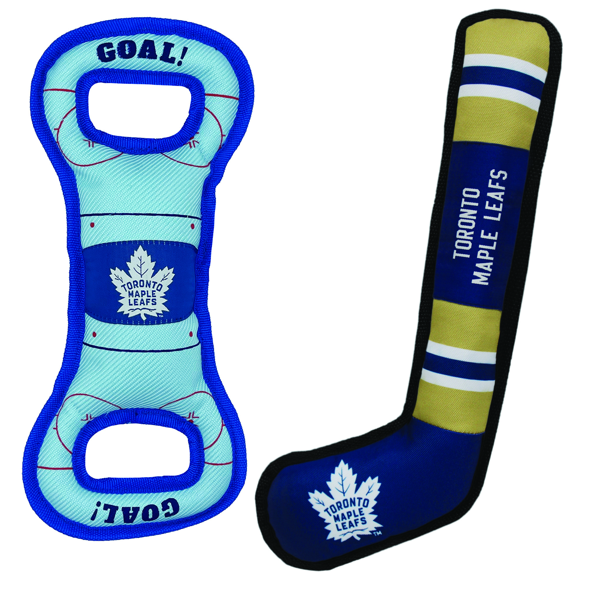 Toronto Maple Leafs Pet Tug Toy Two-Piece Bundle
