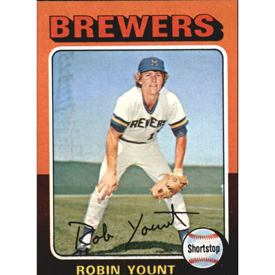 1975 Topps Mini #223 Robin Yount RC. rookie card picture