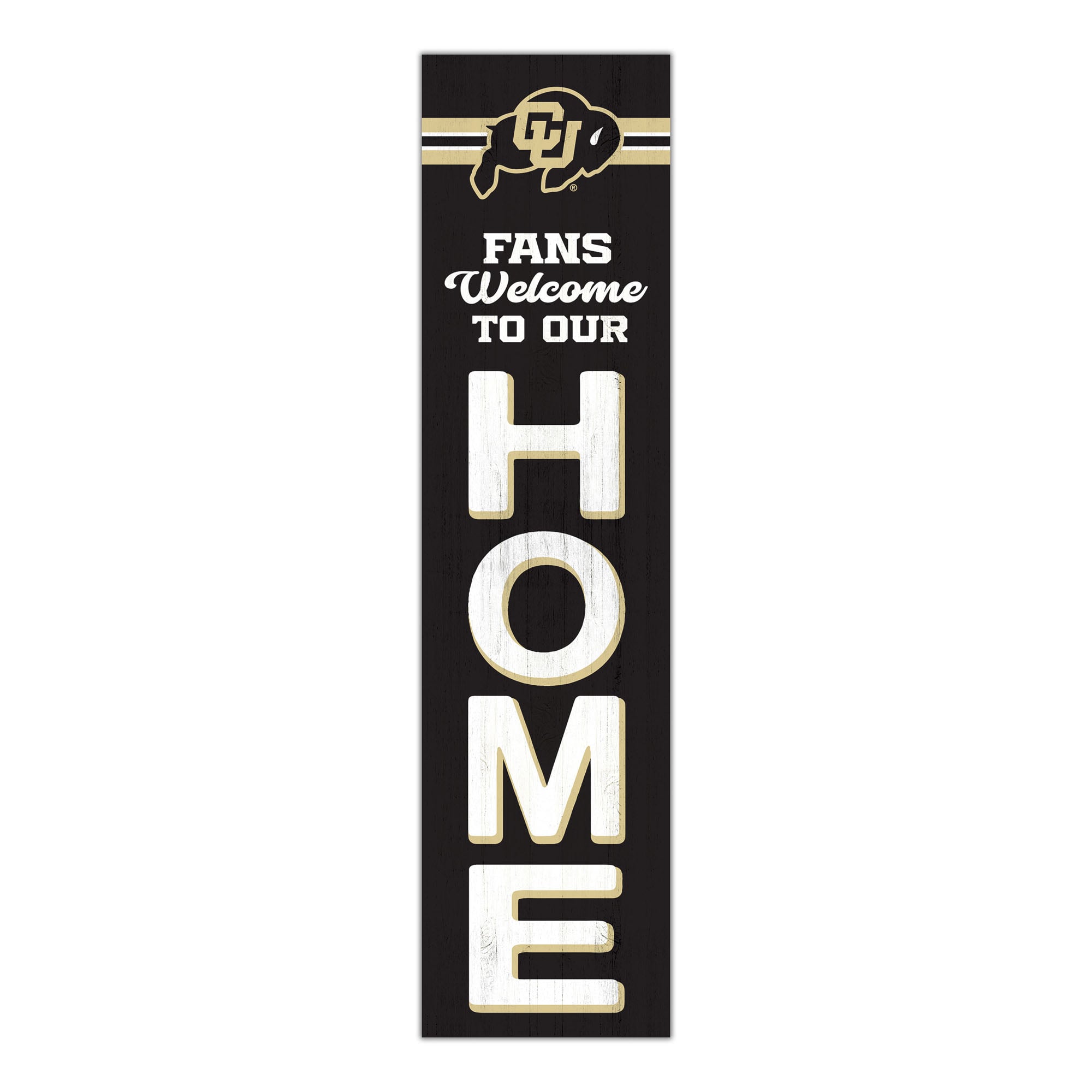 Colorado Buffaloes 48" Welcome to Our Home Leaner