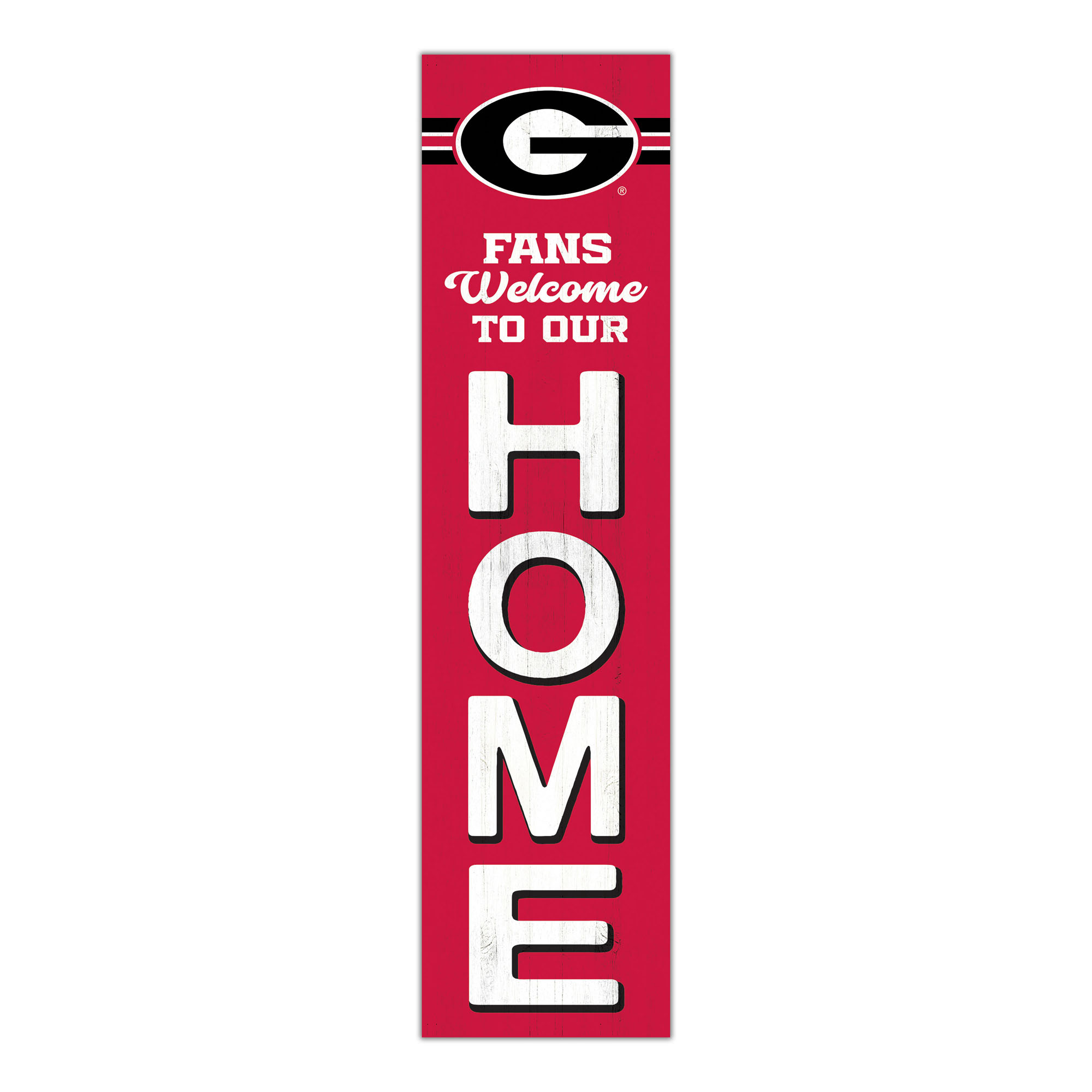 Georgia Bulldogs 48" Welcome to Our Home Leaner