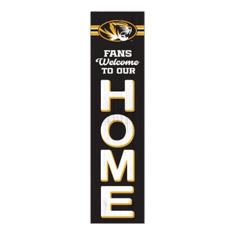 "Missouri Tigers 48"" Welcome to Our Home Leaner"