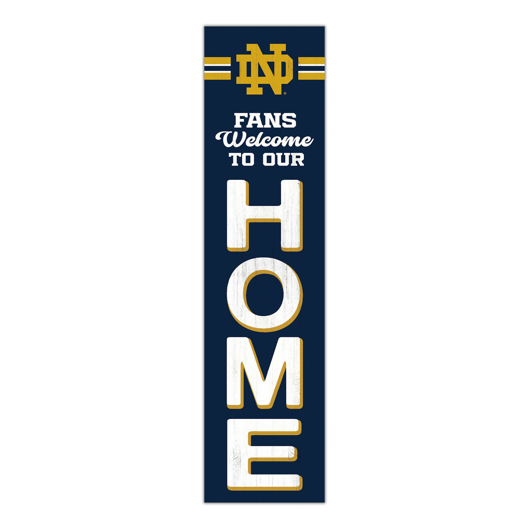 Notre Dame Fighting Irish 48" Welcome to Our Home Leaner