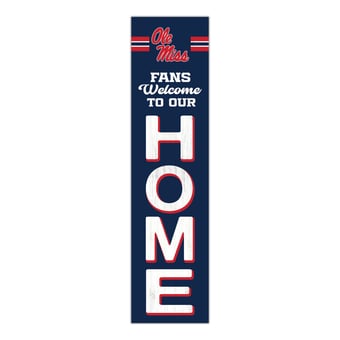"Ole Miss Rebels 48"" Welcome to Our Home Leaner"