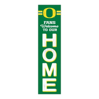"Oregon Ducks 48"" Welcome to Our Home Leaner"