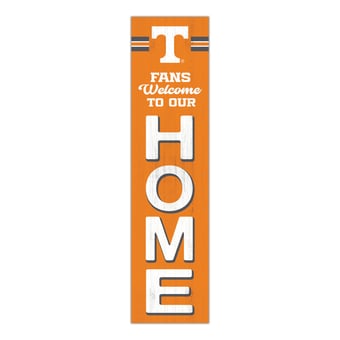 "Tennessee Volunteers 48"" Welcome to Our Home Leaner"