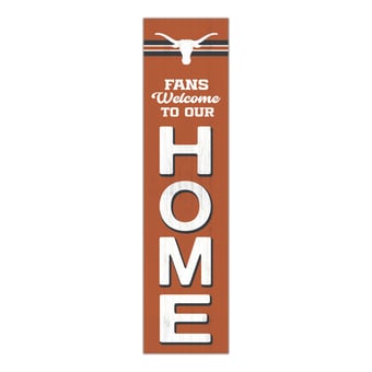"Texas Longhorns 48"" Welcome to Our Home Leaner"