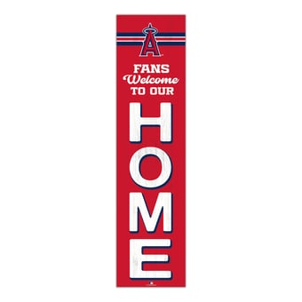 "Los Angeles Angels 48"" Welcome to Our Home Leaner"