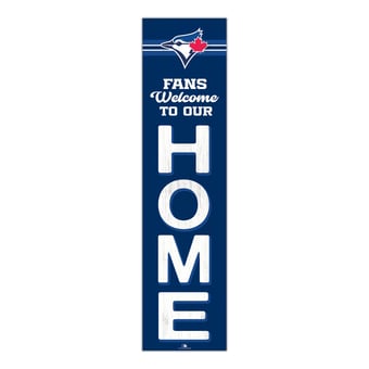 "Toronto Blue Jays 48"" Welcome to Our Home Leaner"