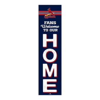 "St. Louis Cardinals 48"" Welcome to Our Home Leaner"