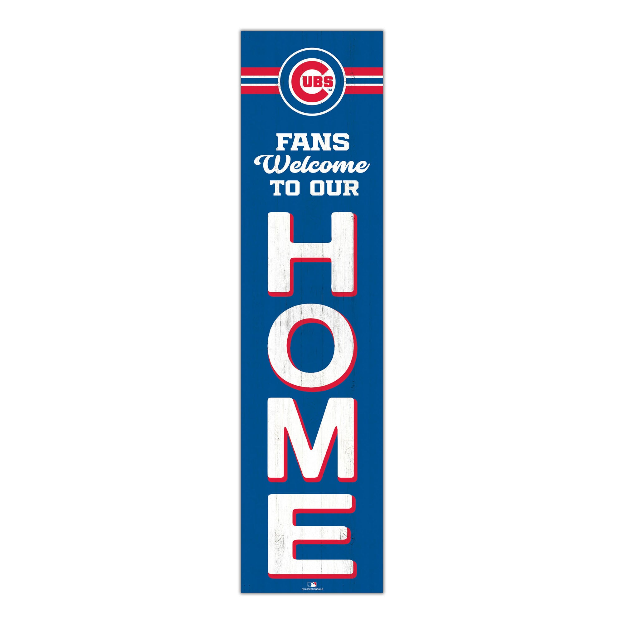 Chicago Cubs 48" Welcome to Our Home Leaner