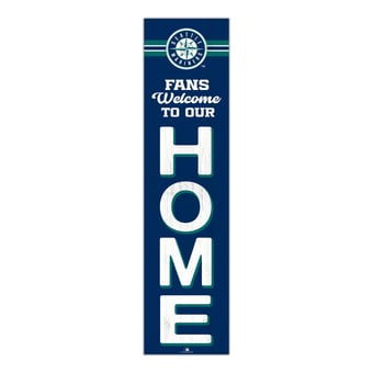 "Seattle Mariners 48"" Welcome to Our Home Leaner"
