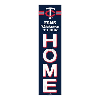 "Minnesota Twins 48"" Welcome to Our Home Leaner"