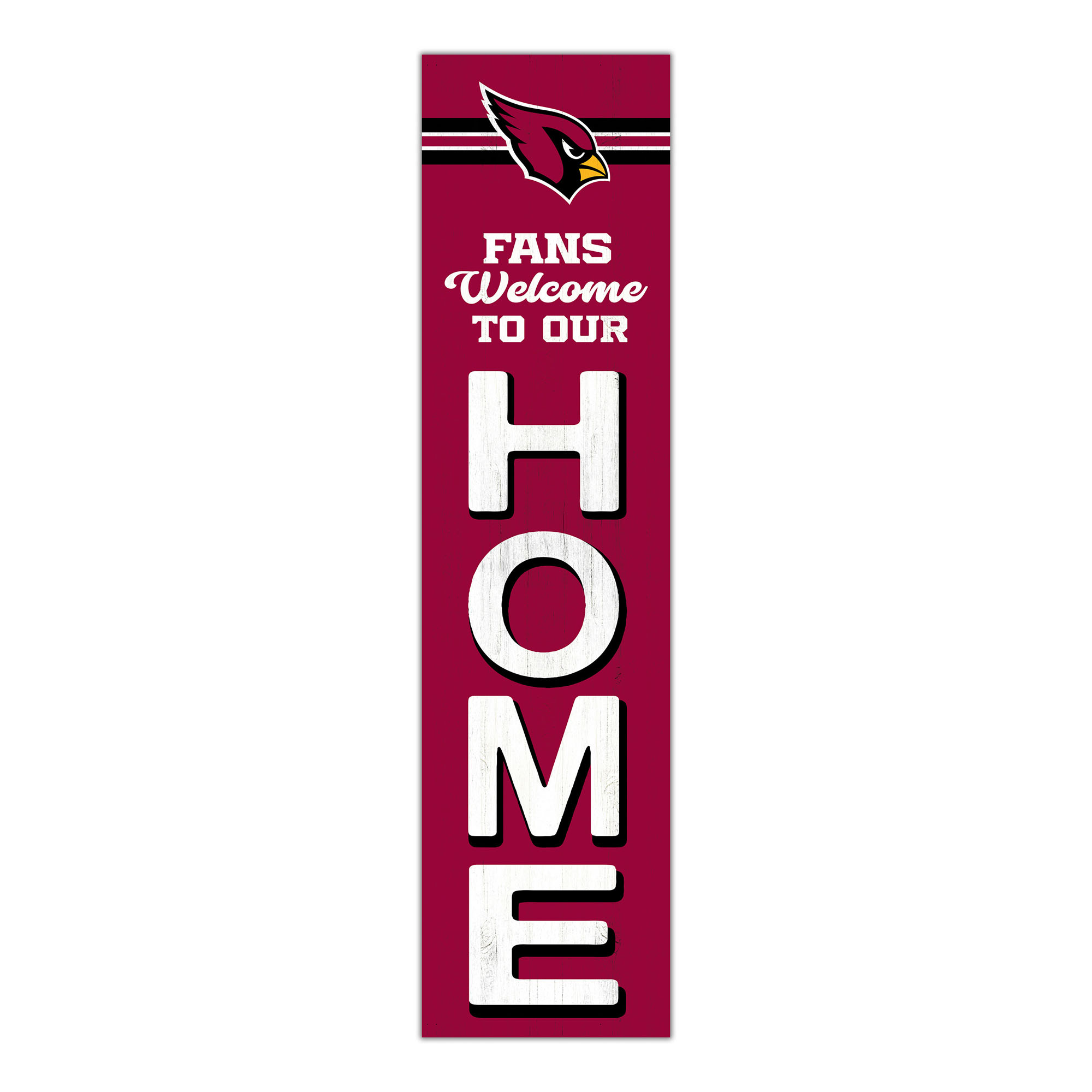 Arizona Cardinals 48" Welcome to Our Home Leaner