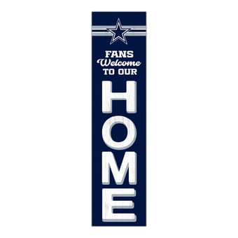 "Dallas Cowboys 48"" Welcome to Our Home Leaner"