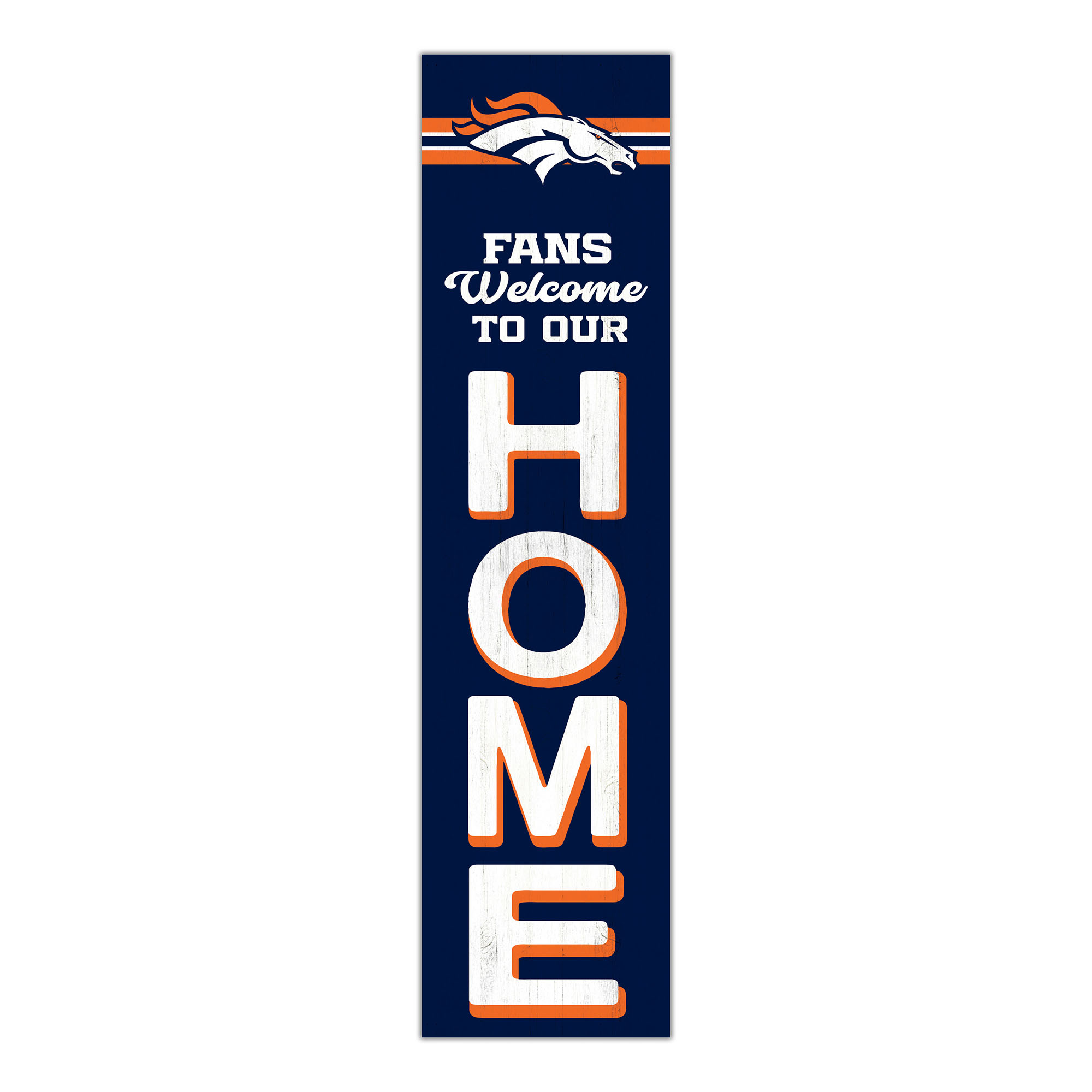 Denver Broncos 48" Welcome to Our Home Leaner