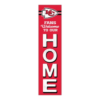 Kansas City Chiefs 48" Welcome to Our Home Leaner