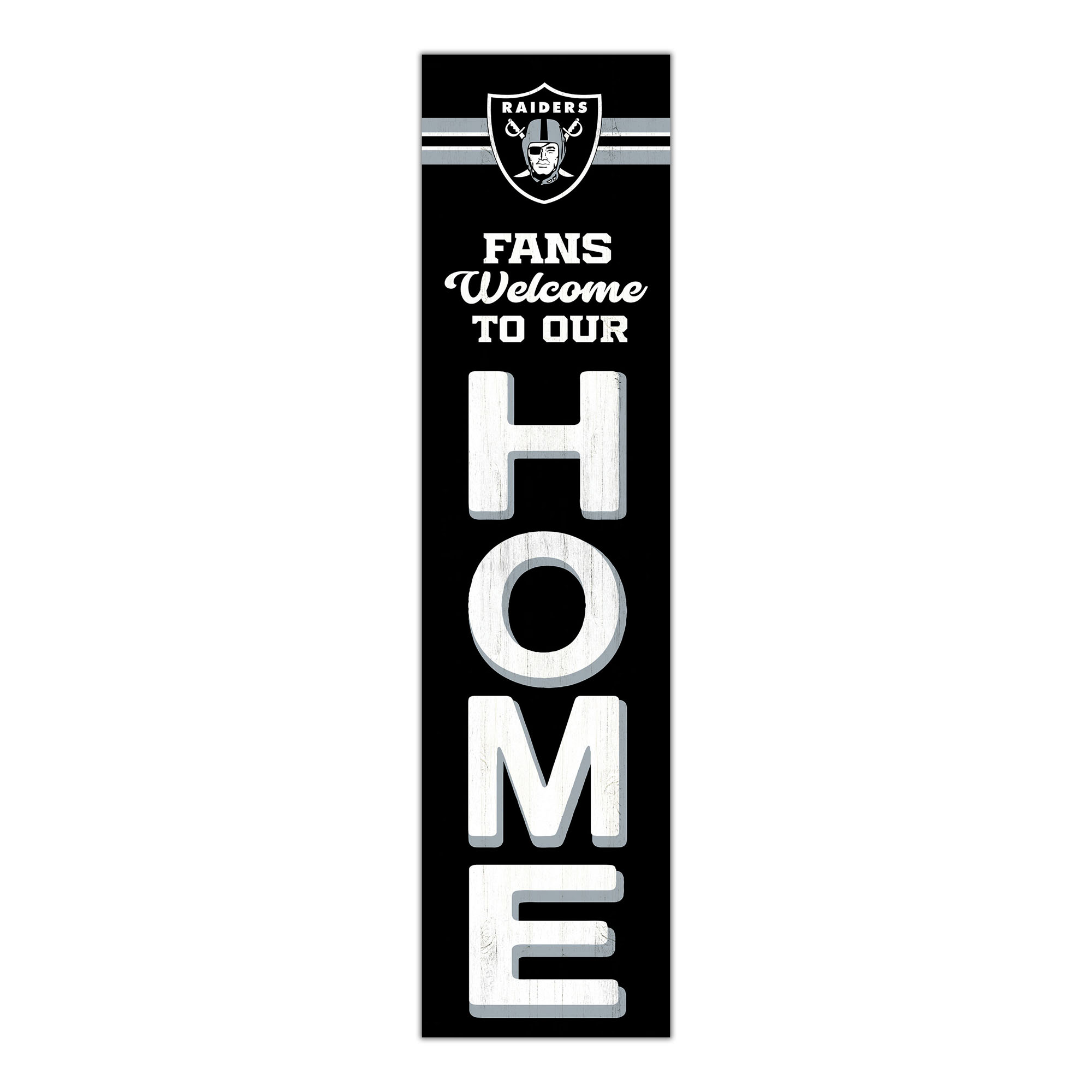 Las Vegas Raiders 48" Welcome to Our Home Leaner