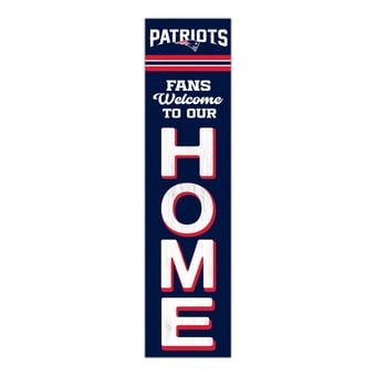 "New England Patriots 48"" Welcome to Our Home Leaner"