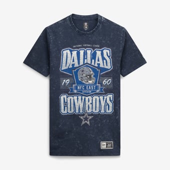 Men's New Era  Navy Dallas Cowboys Mineral Wash T-Shirt