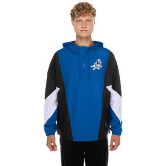 Men's New Era  Royal Dallas Cowboys Quarter-Zip Windbreaker Jacket