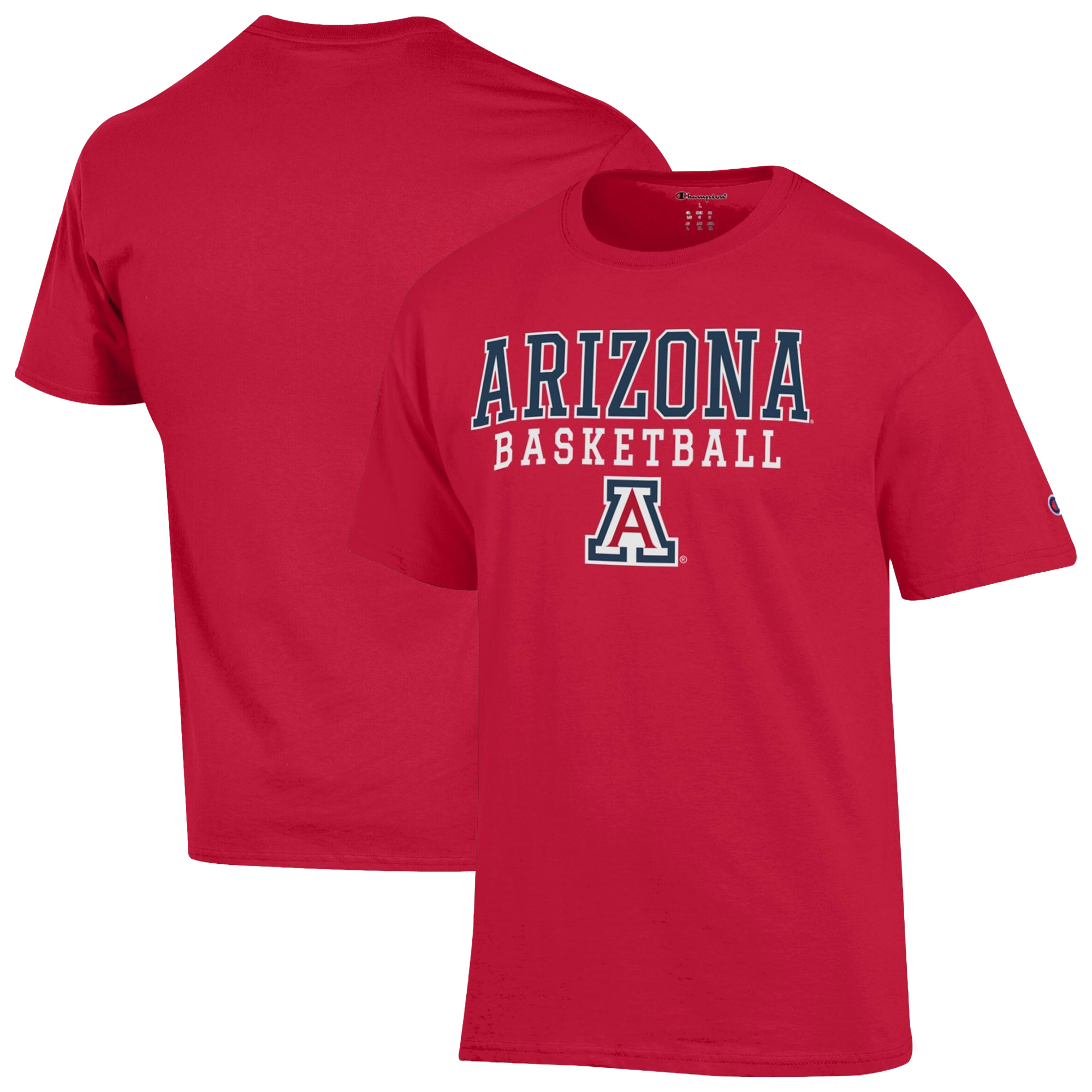Men's Champion Red Arizona Wildcats Basketball Jersey T-Shirt