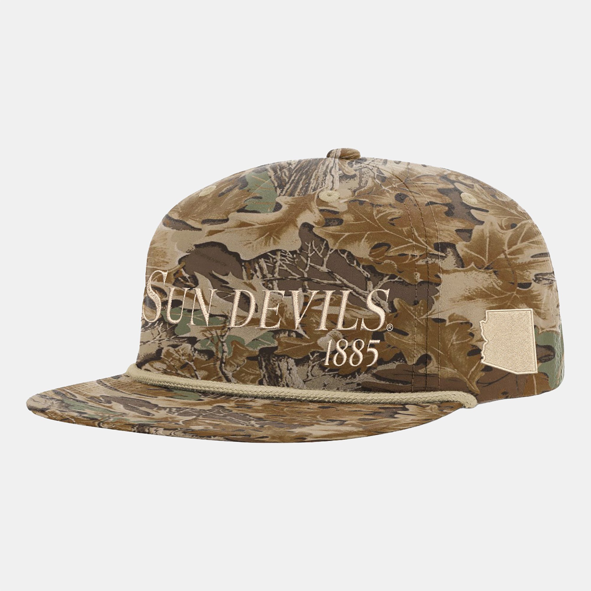 Unisex Uscape Apparel Camo Arizona State Sun Devils Traditional Trail Golfer Adjustable Hat