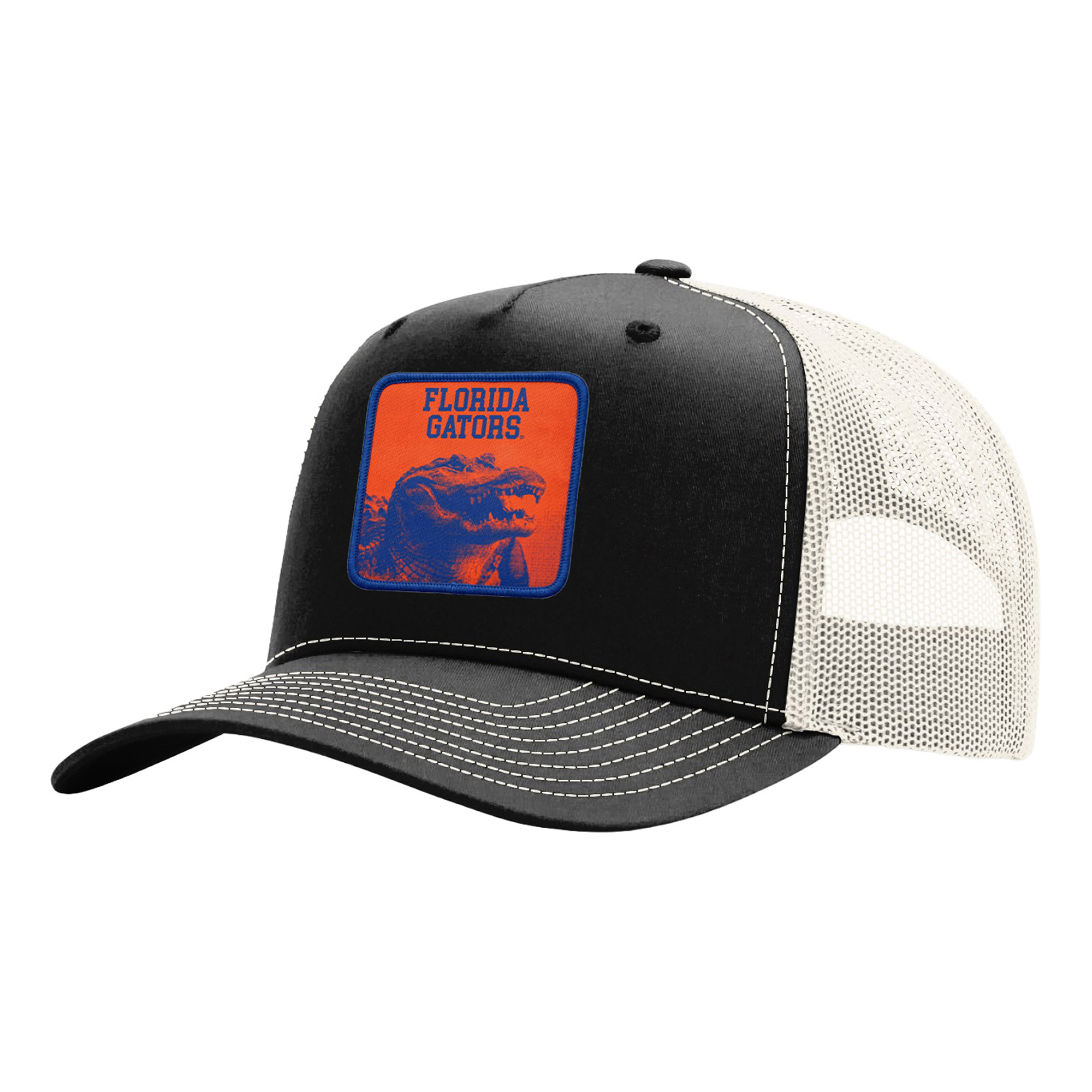 Unisex Uscape Apparel  Black Florida Gators Wild Side Patch Trucker Adjustable Hat