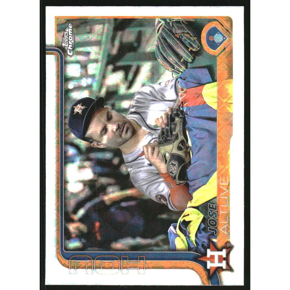 2025 Topps Chrome Logofractor Image Variations #77 Jose Altuve. rookie card picture