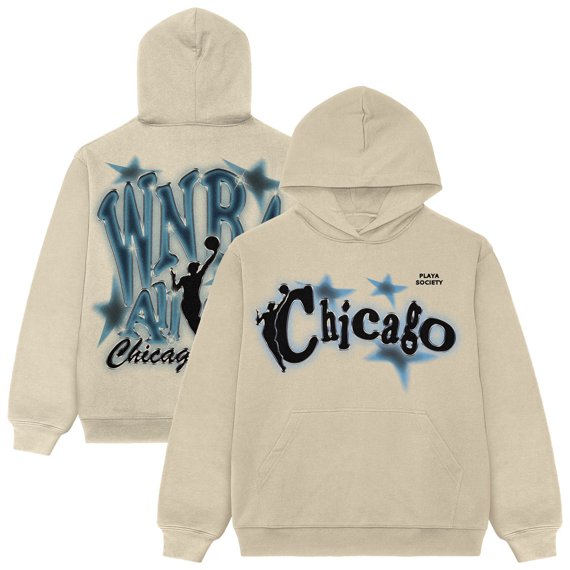 Unisex Playa Society Cream 2026 WNBA All-Star Game Hoodie