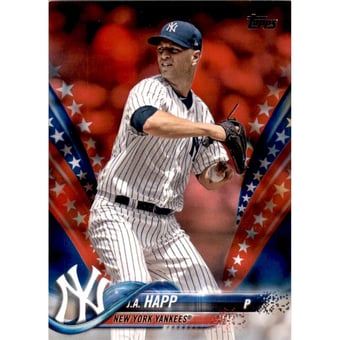 2018 Topps Update Independence Day #US75 J.A. Happ