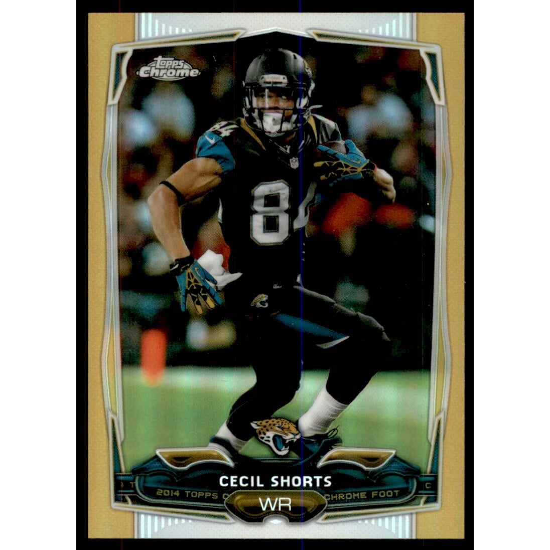 2014 Topps Chrome Gold Refractors #2 Cecil Shorts. rookie card picture