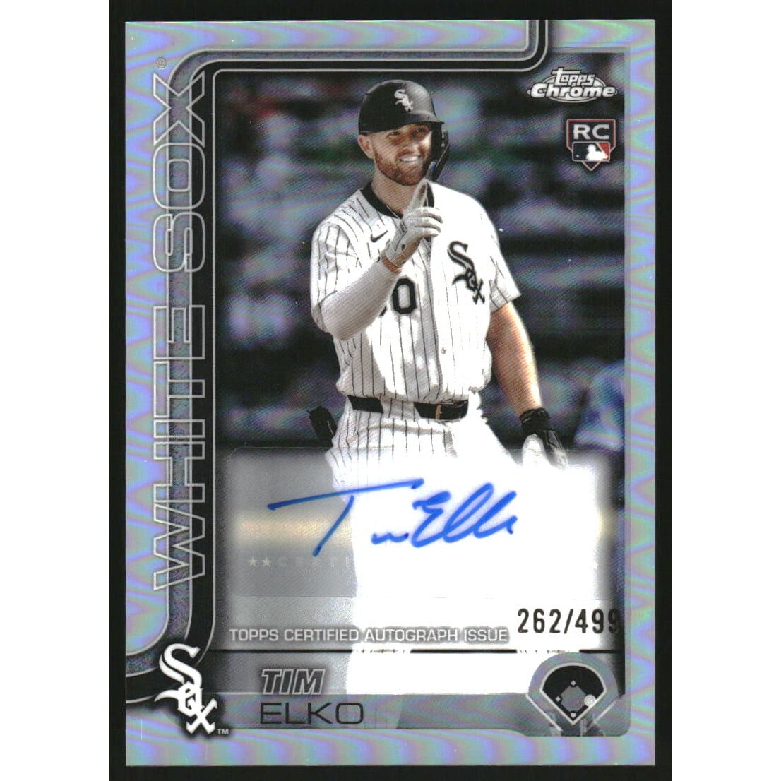 2025 Topps Chrome Update Autographs Refractors #ACTEO Tim Elko. rookie card picture
