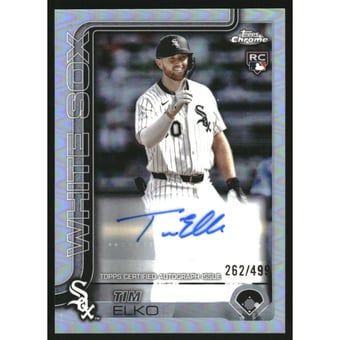 2025 Topps Chrome Update Autographs Refractors #ACTEO Tim Elko