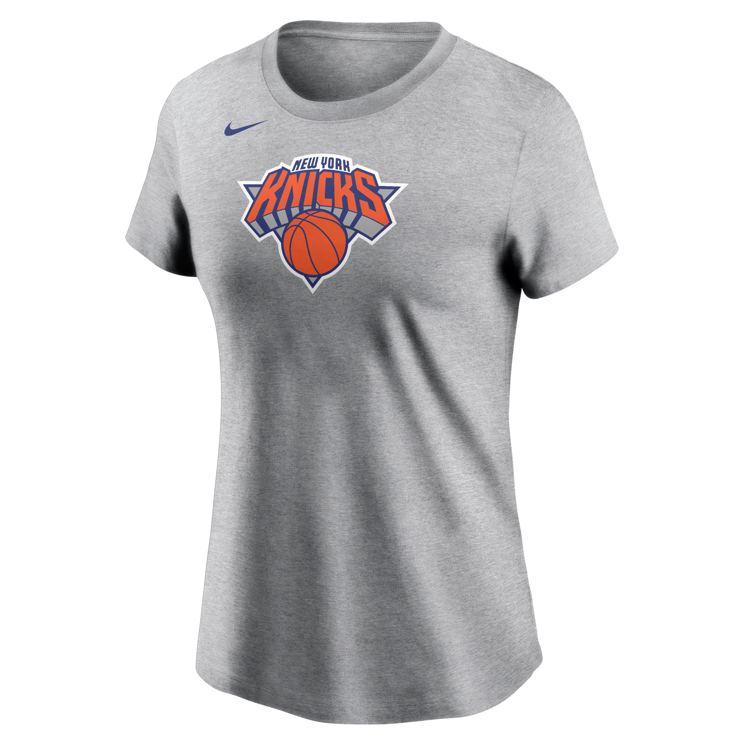 Women's Nike Gray New York Knicks  Core T-Shirt