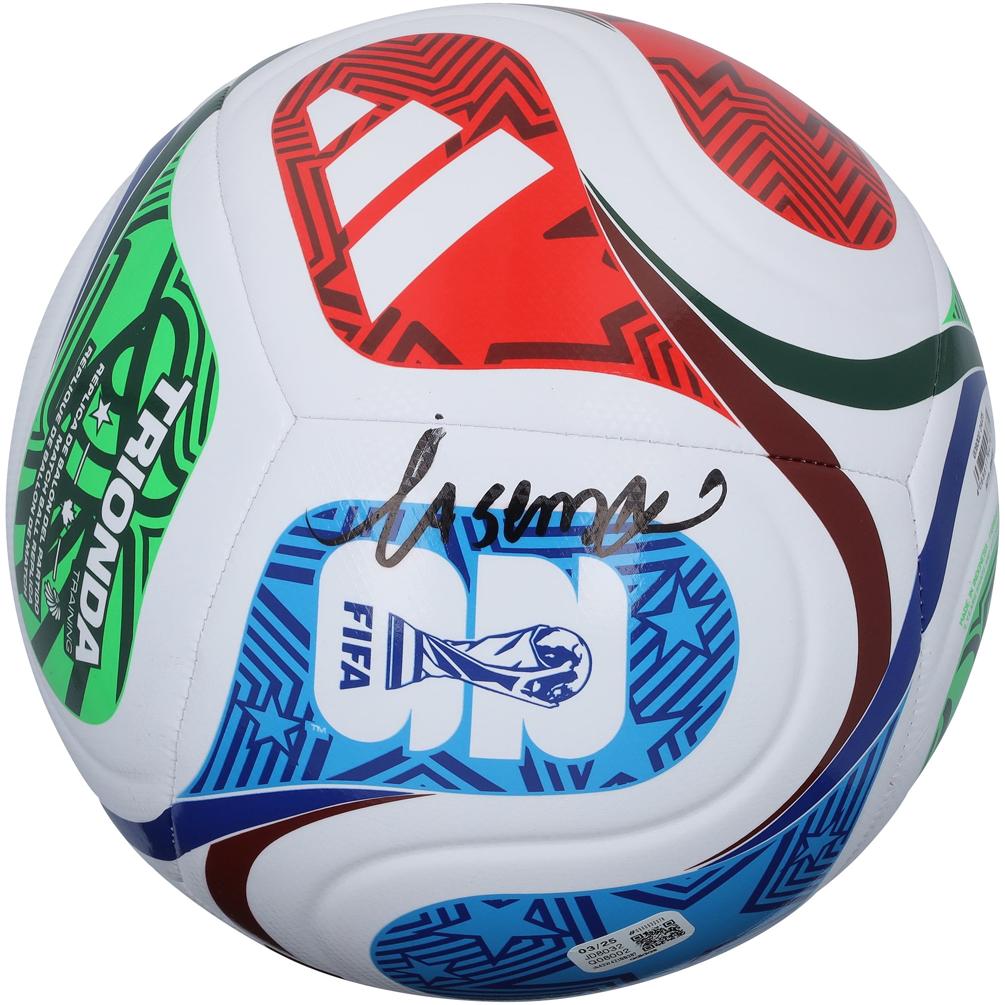 Casemiro Brazil National Team Autographed FIFA World Cup 2026 Training Soccer Ball