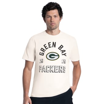 Men's MSX by Michael Strahan Cream Green Bay Packers Ultimate Graphic T-Shirt